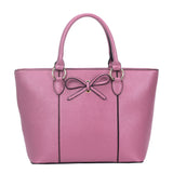 Aloisia bow tote bag - Dusty Pink image 1
