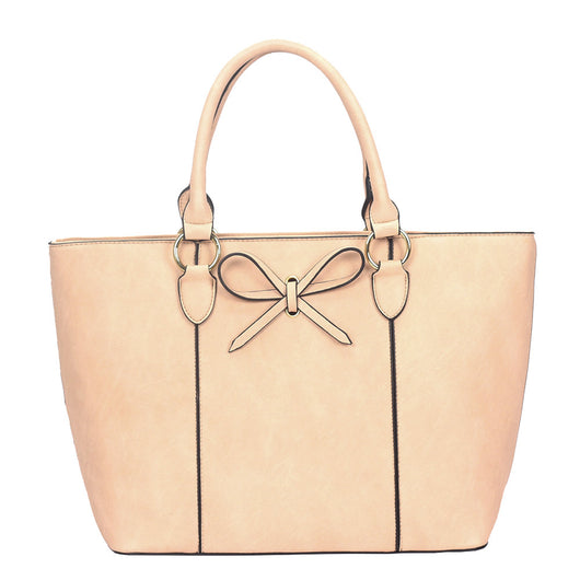 Aloisia bow tote bag - Beige image 1