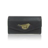 Bird Clasp Purse - Black image 1