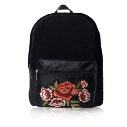 Christine faux suede backpack - Black image 1