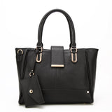 Semeria Colour Block Tote Bag - Black image 1