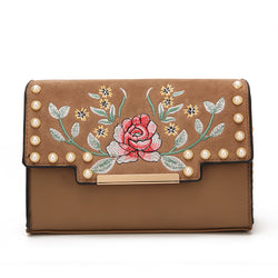 Shania Pearl Cross Body Bag - Taupe image 1