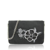 Emely Embroidery Cross Body Bag - Black image 1