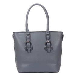 Beth Buckle Tote Bag - Dark Grey image 1