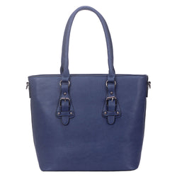 Beth Buckle Tote Bag - Navy Blue image 1