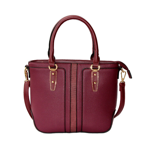 Zahara Mini Tote Bag - Burgundy image 1