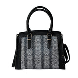 Vita Snake Tote Bag - Black image 1