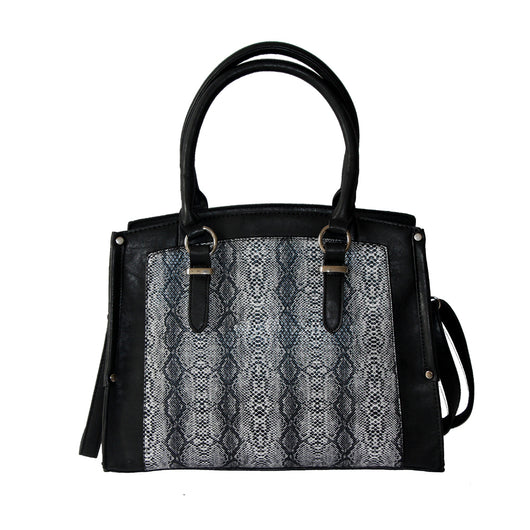 Vita Snake Tote Bag - Black image 1