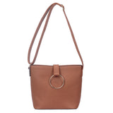 Libby Eyelet Ring Tote Bag - Brown image 1