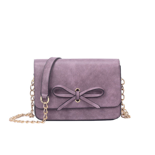Arabella Bow Cross Body Bag - Purple image 1
