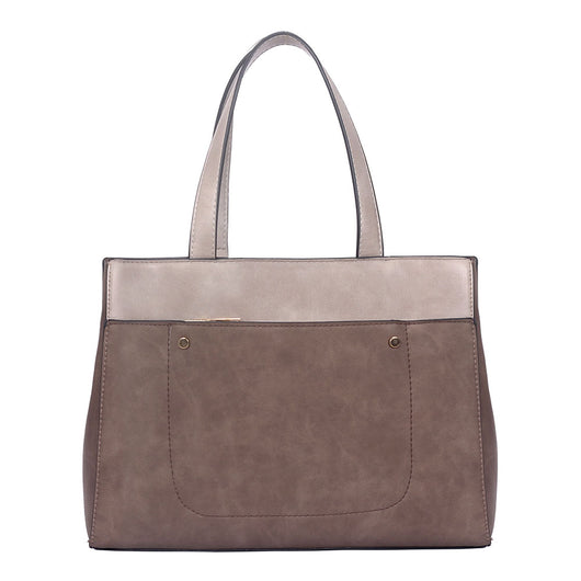 Yvonne Block Colour Shopper - Grey image 1