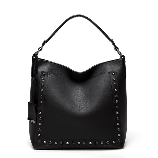 Sierra Studded Tote Bag - Black image 1
