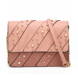 Shyanne Pearl Detail Cross Body Bag - Nude image 1