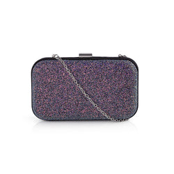 Chunky Glitter Two Toned Box Bag - Multi image 1