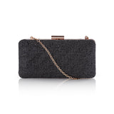 Dazzle box clutch bag - Black image 1