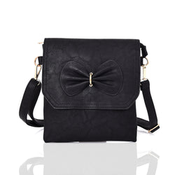 Zeidi Bow Cross Body Bag - Black image 1
