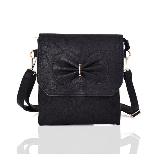 Zeidi Bow Cross Body Bag - Black image 1
