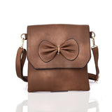 Zeidi Bow Cross Body Bag - Brown image 1