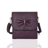 Zeidi Bow Cross Body Bag - Purple image 1