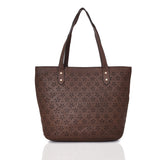 Jolie Laser Shopper Bag - Brown image 1