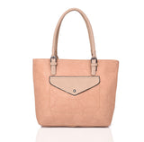 Allegro Front Pocket Shopper Bag - Beige image 1
