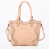 Marrie Studded Tote Bag - Beige image 1