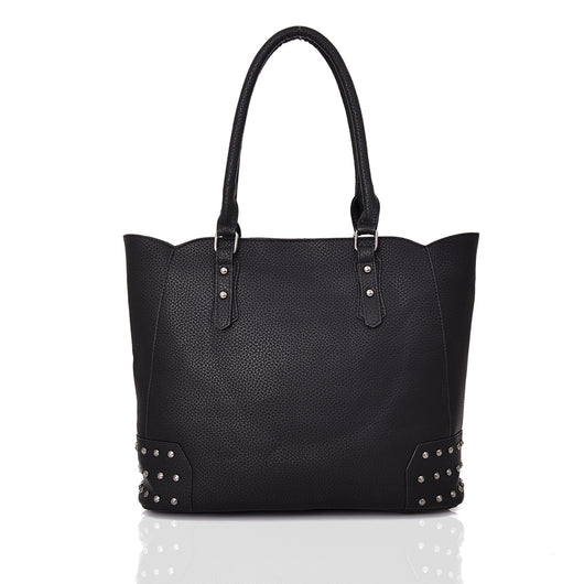 Britta Stud Tote Bag - Black image 1