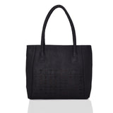 Antonella Laser Chop Tote - Black image 1