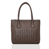 Antonella Laser Chop Tote - Grey image 1