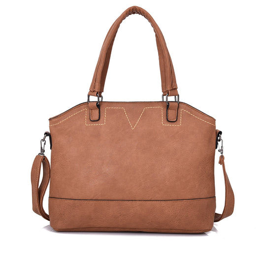 Connie Tote Bag - Tan image 1