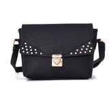 Valencea Stud Front Cross Body Bag - Black image 1