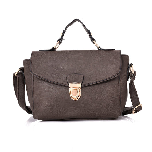 Alerie Clip Front Cross Body Bag - Brown image 1