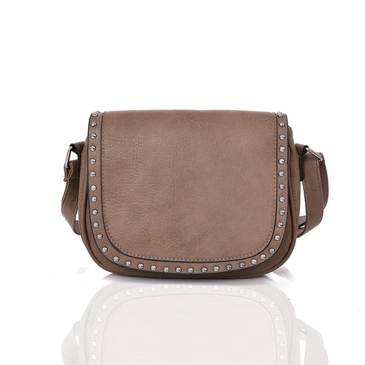 Livia Stud Cross Body - Khaki image 1