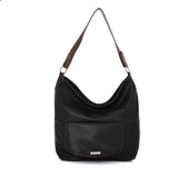Terri Front Pocket Slouch Bag - Black image 1