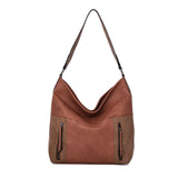 Keren Pocket Shopper Bag - Red Brown image 1
