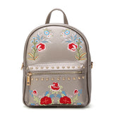 Aine Embroidered Backpack - D.Silver image 1