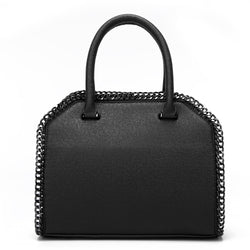Ashlynn Chain Detail Tote Bag - Black image 1