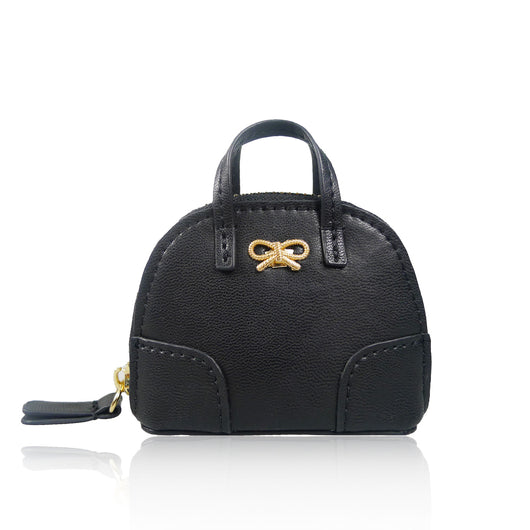 Mini Handbag Coin Purse - Black image 1