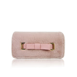 Faux Fur Long Purse - Pink image 1