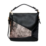 Gracia marble panel slouch bag - Black image 1