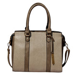 Guinivere marble panel tote bag - Taupe image 1