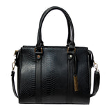 Guinivere marble panel tote bag - Black image 1