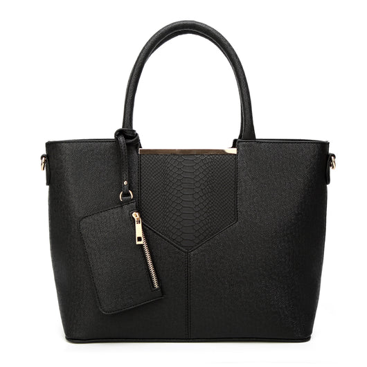 Jerri Tote With Purse - Black image 1