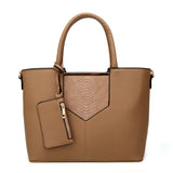 Jerri Tote With Purse - Dark Beige image 1