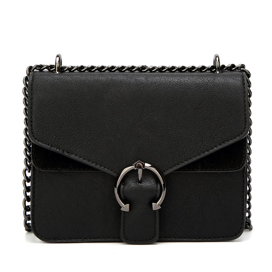Sallie Ring Trim Cross Body Bag - Black image 1