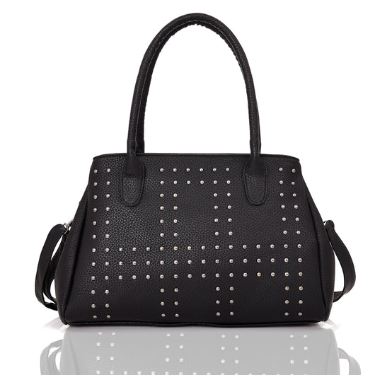 Judi Stud Tote Bag Black image 1