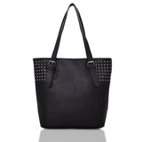 Kelli Stud Panel Shopper Black image 1