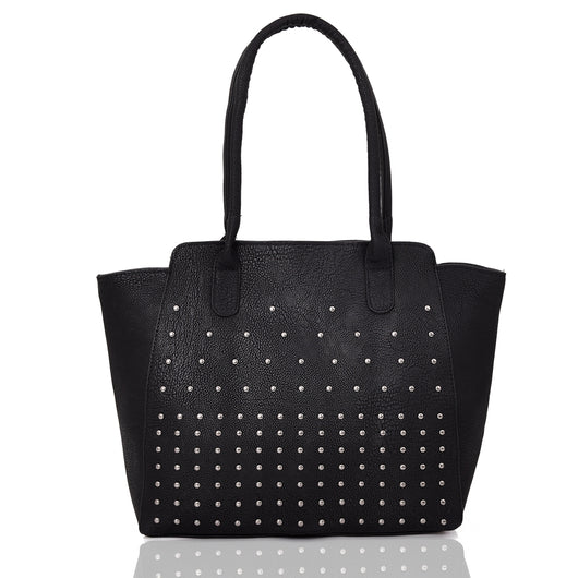 Lenni Stud Tote Bag Black image 1