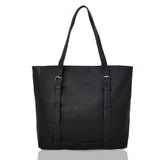Althea strap front shopper bag black image 1