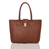 Pollie Shopper Bag Red Brown image 1